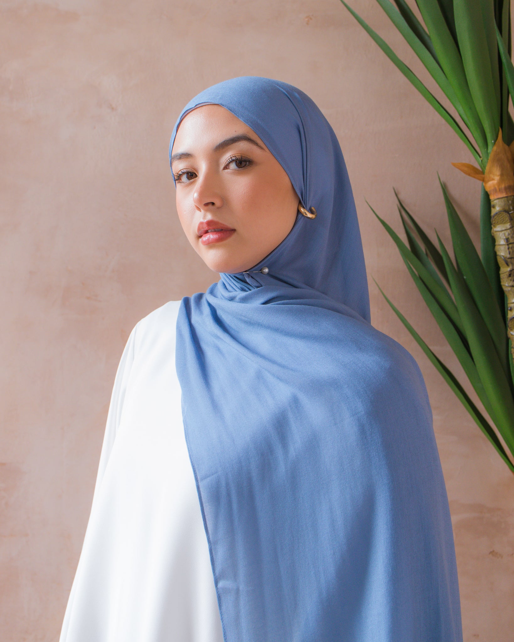 Powder Blue Modal Hijab