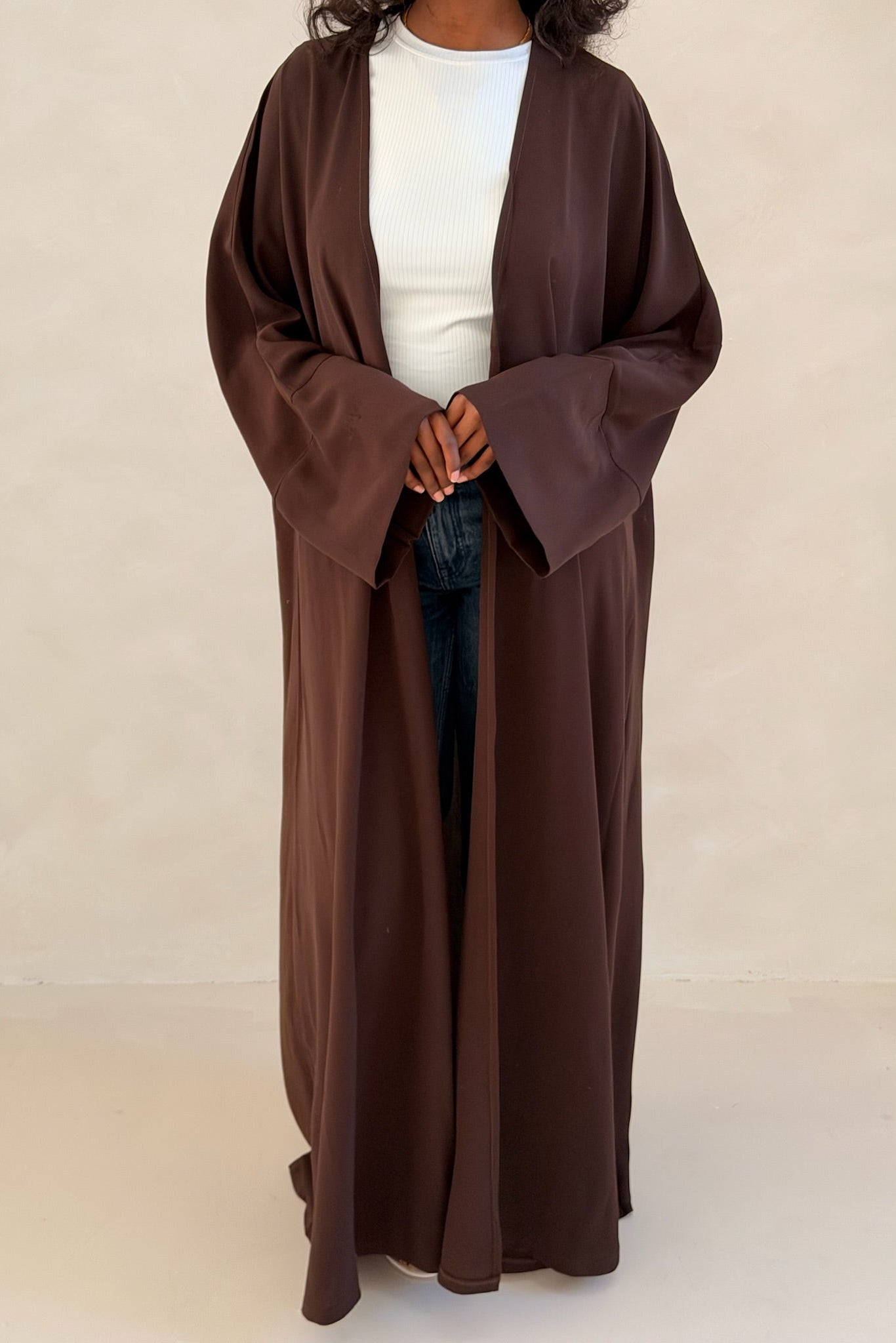 Espresso Open Abaya