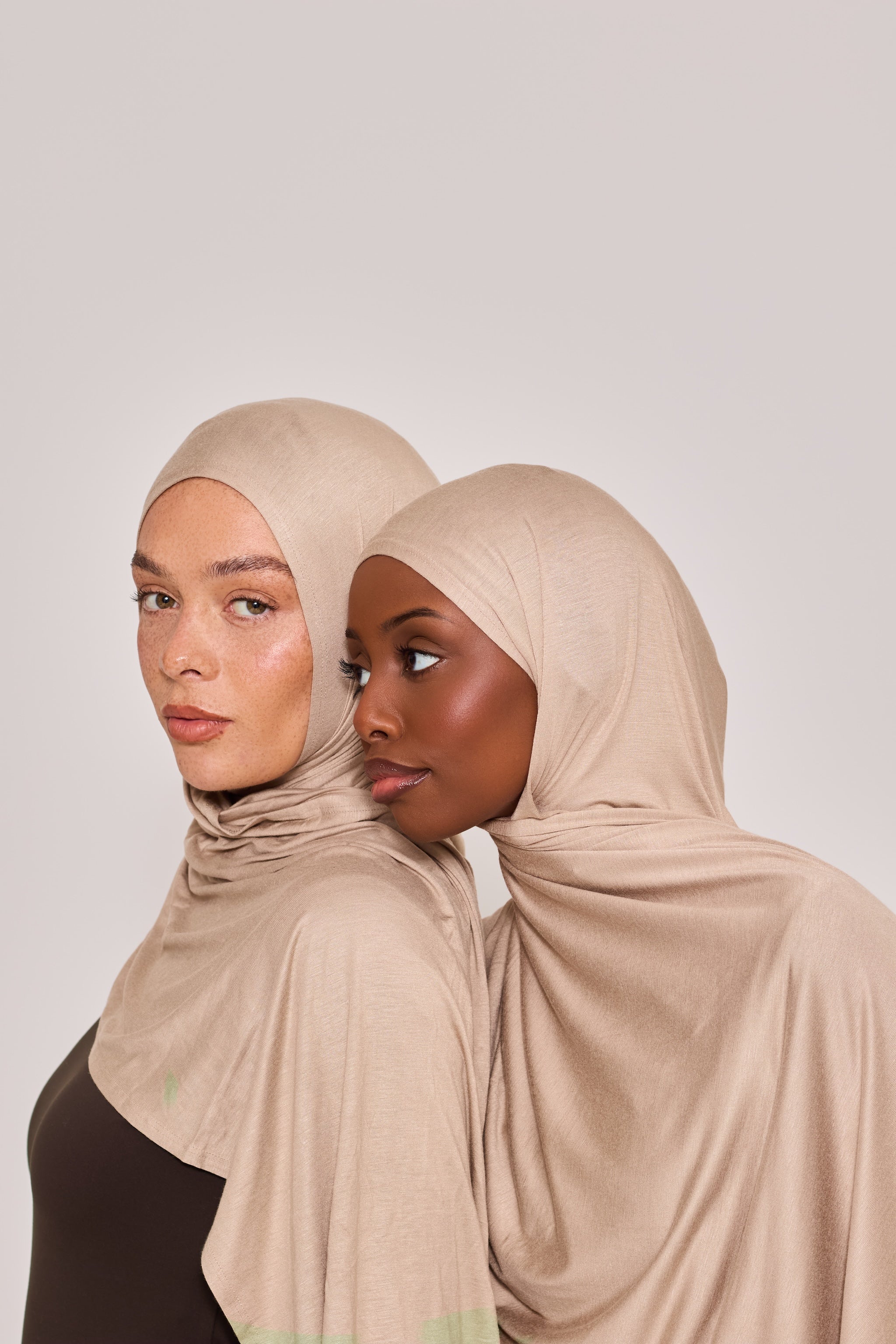 Oat Cotton Jersey Hijab