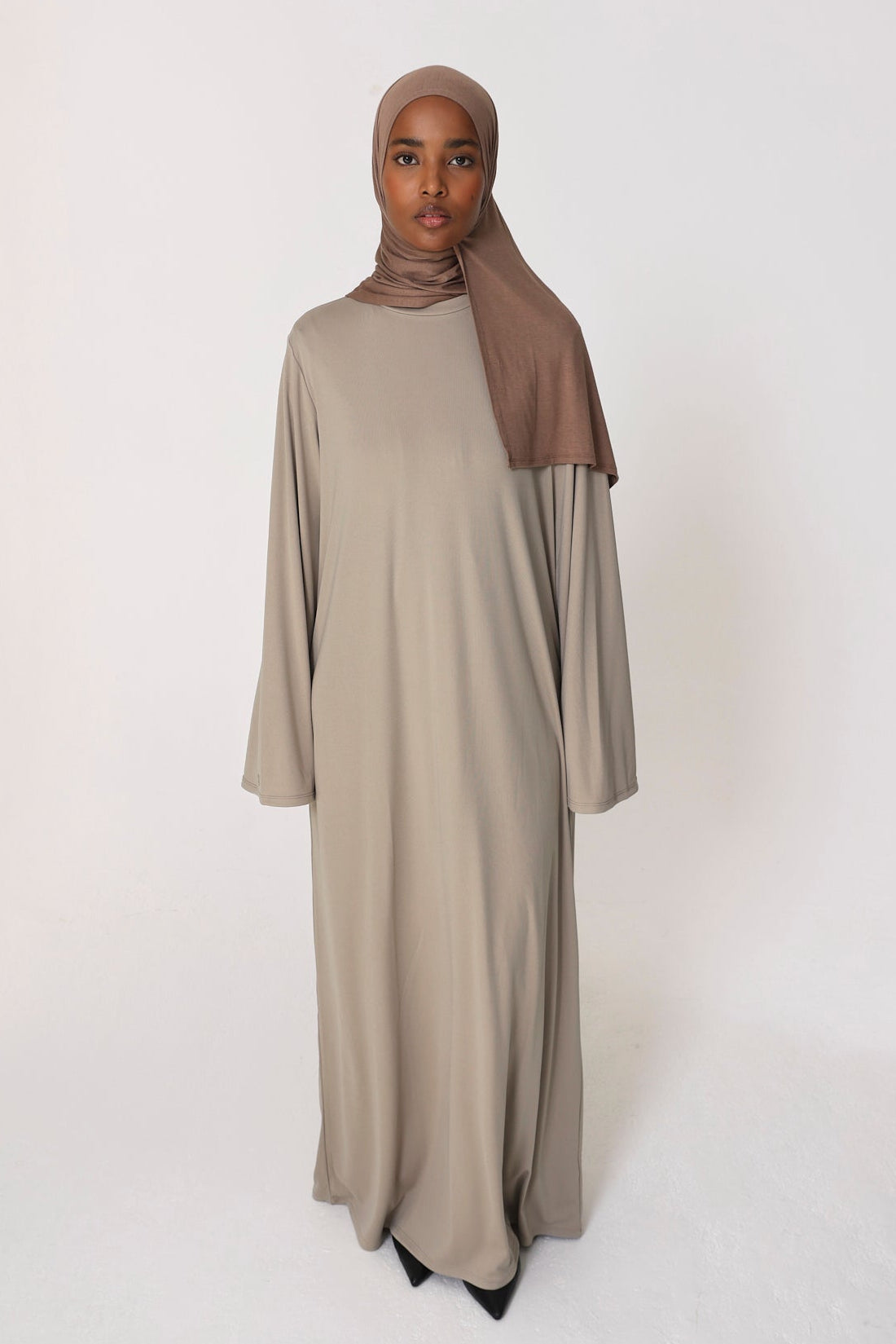 Mink Basic Jersey Abaya