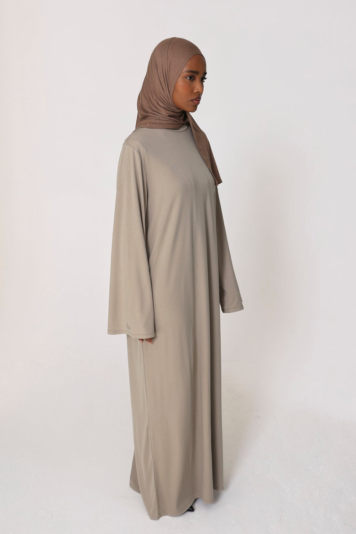 Mink Basic Jersey Abaya