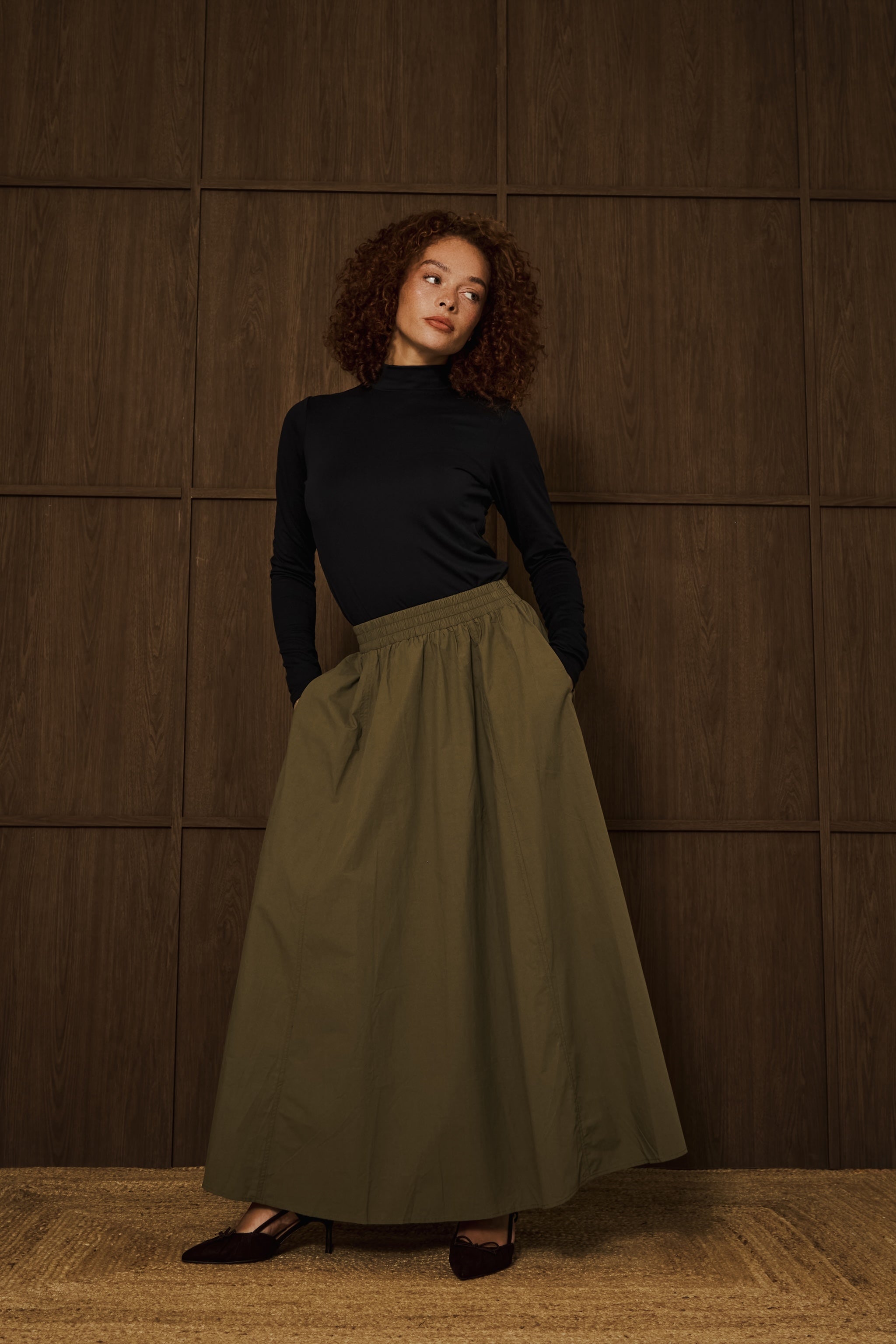 Poplin Cotton Skirt