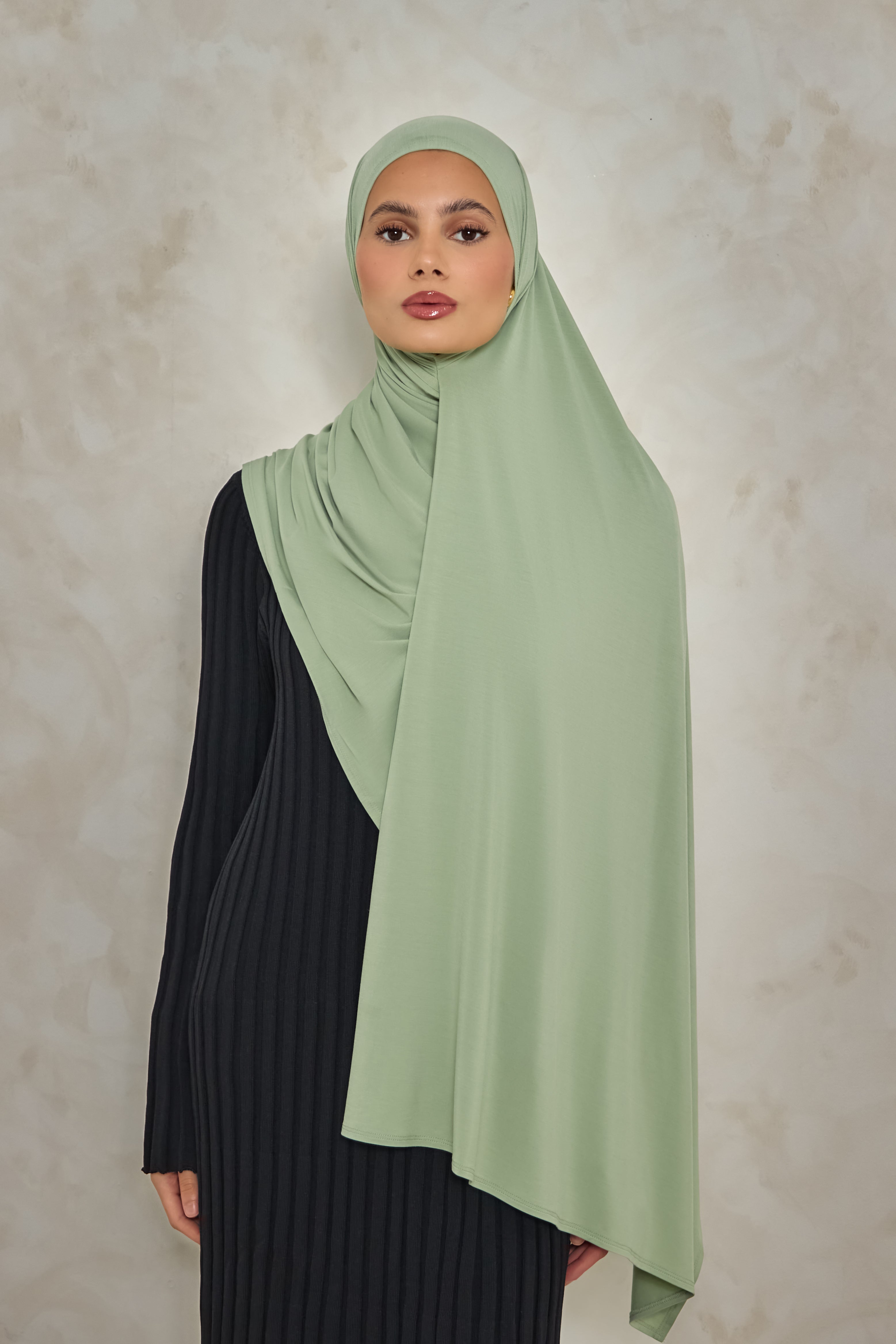 Sage Bamboo Jersey Hijab