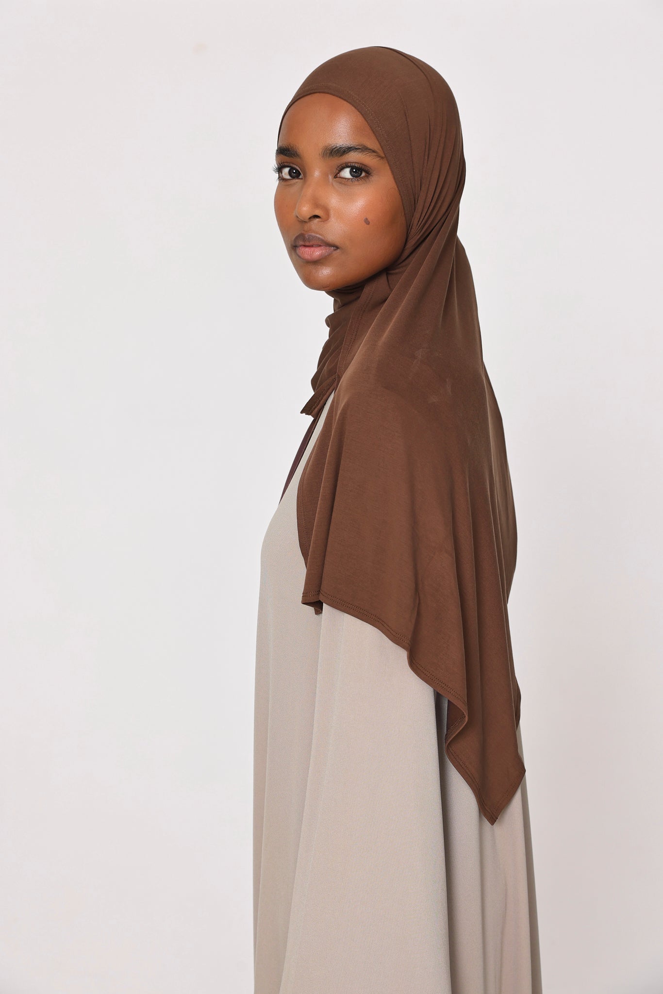 Toffee Cloud Jersey Hijab