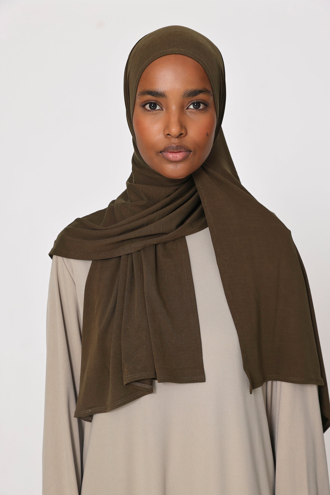 Walnut Cloud Jersey Hijab