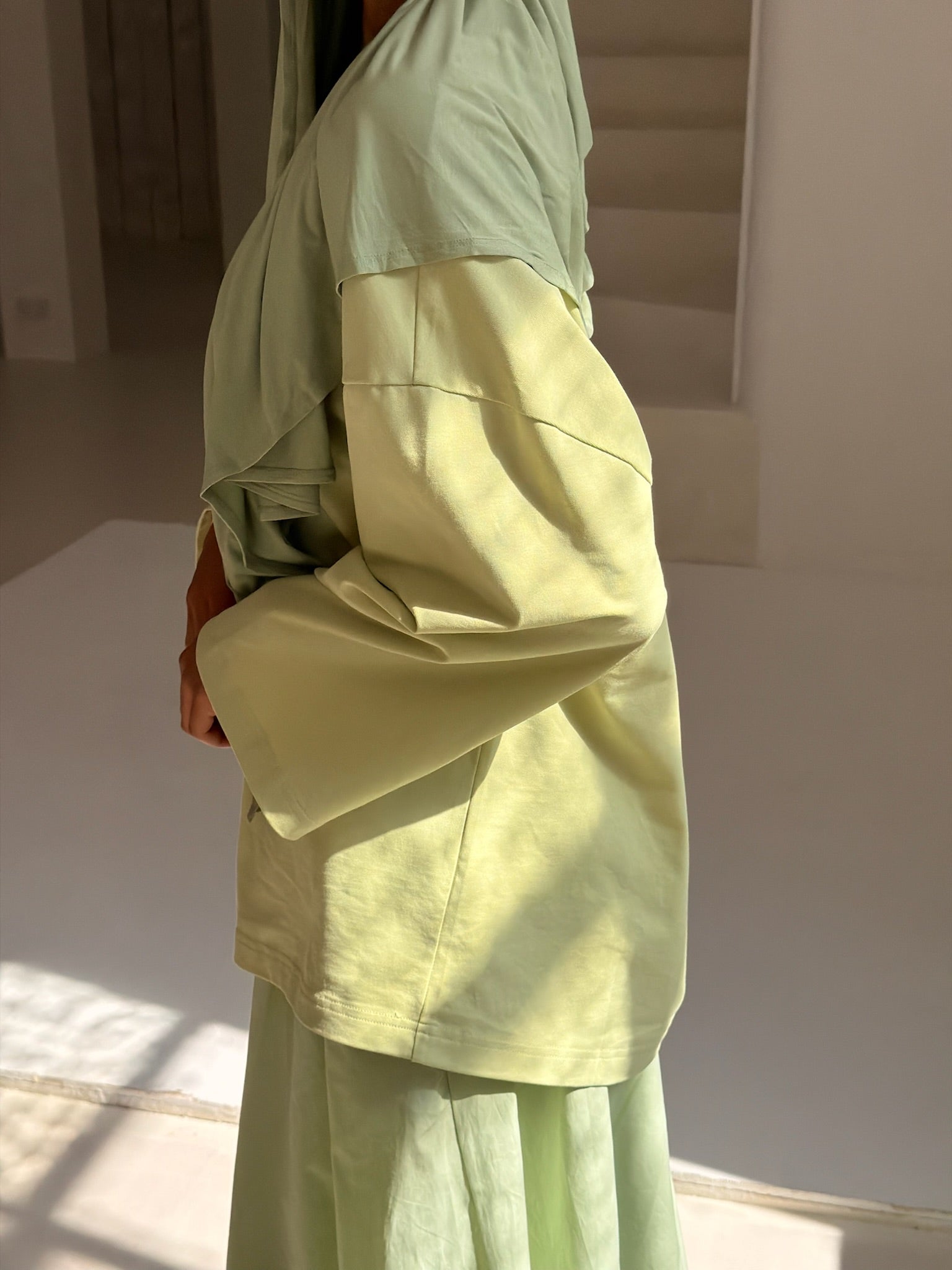 Mint Cotton Oversized Tee