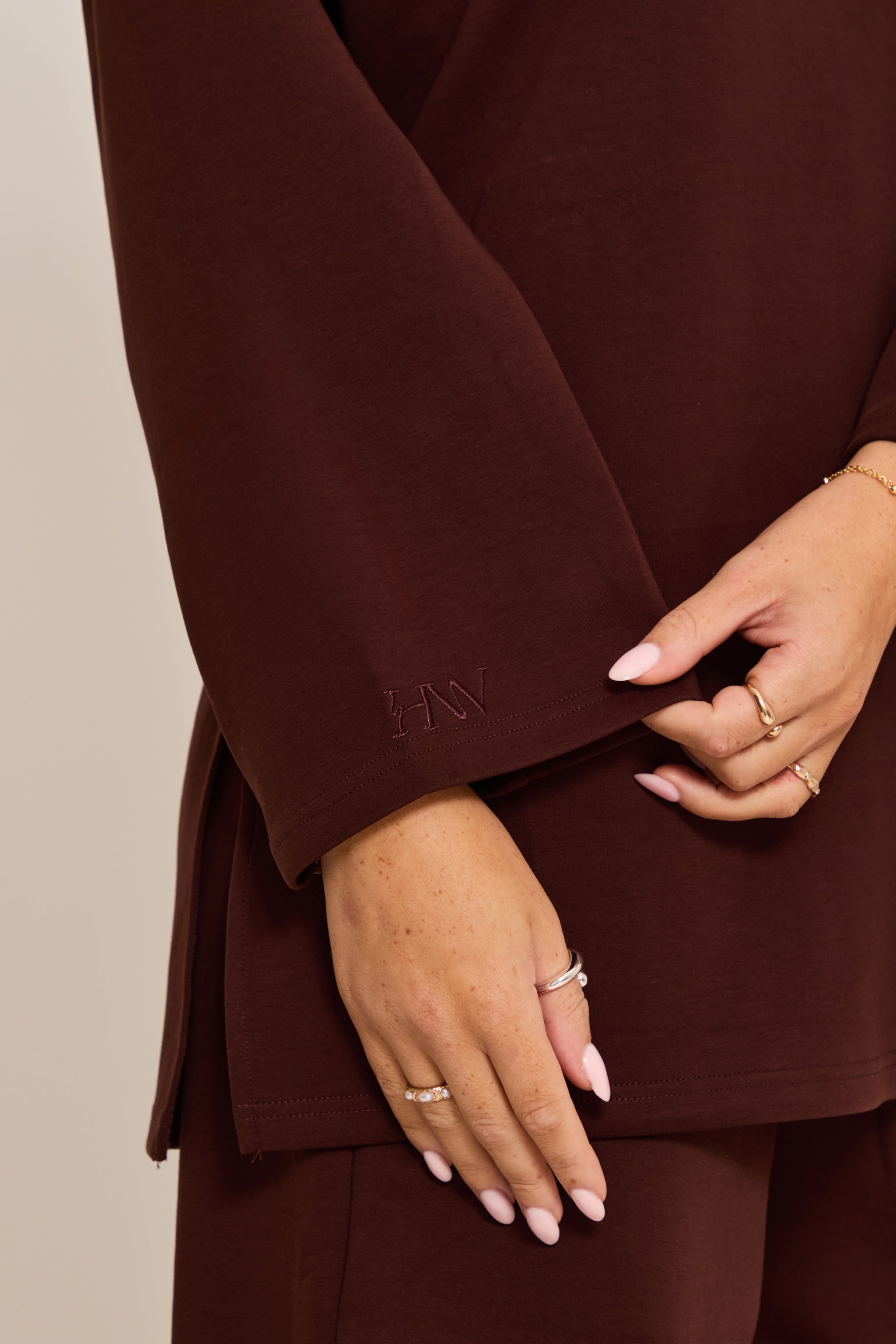 Dark Brown Essential Top