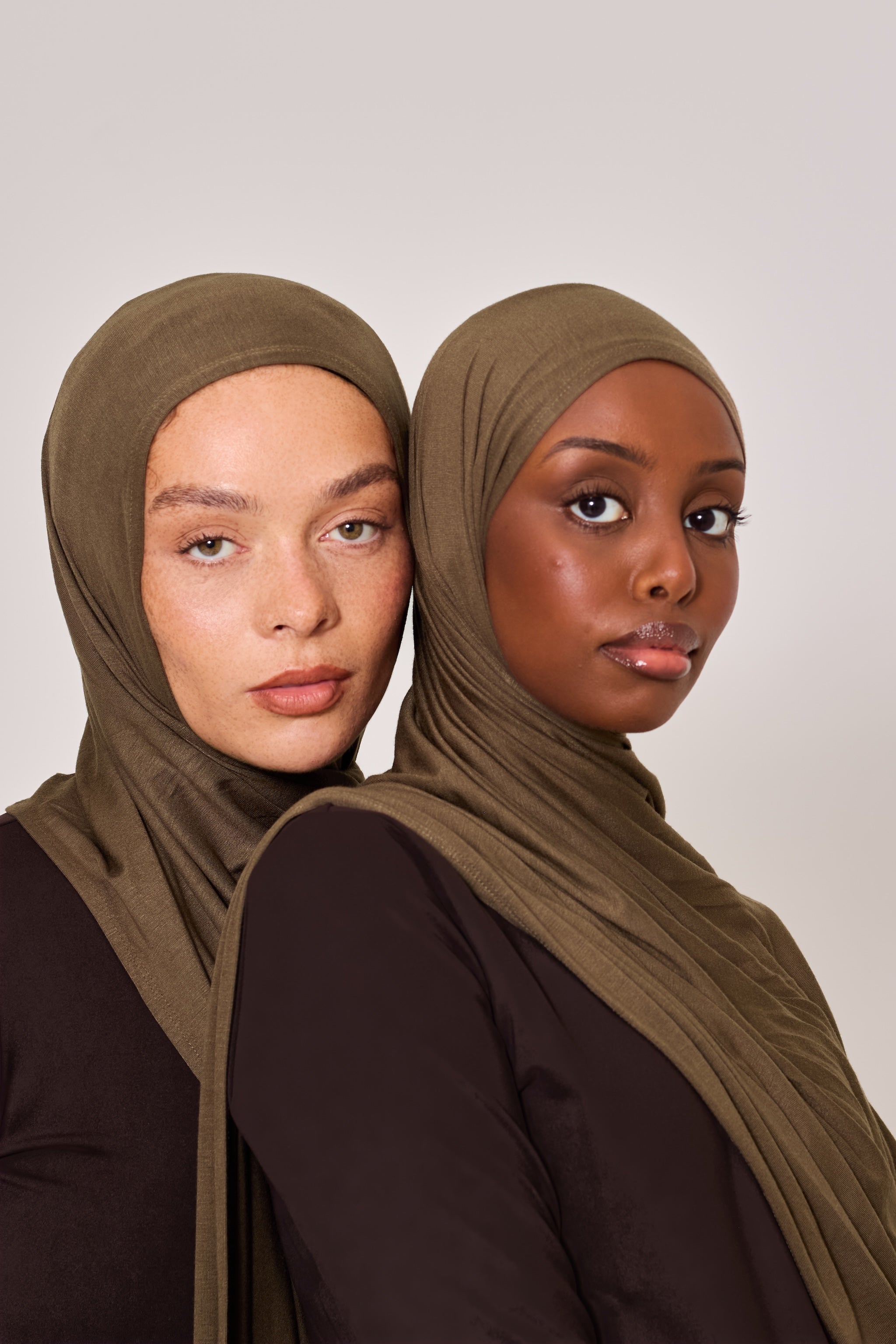 Cocoa Cotton Jersey Hijab