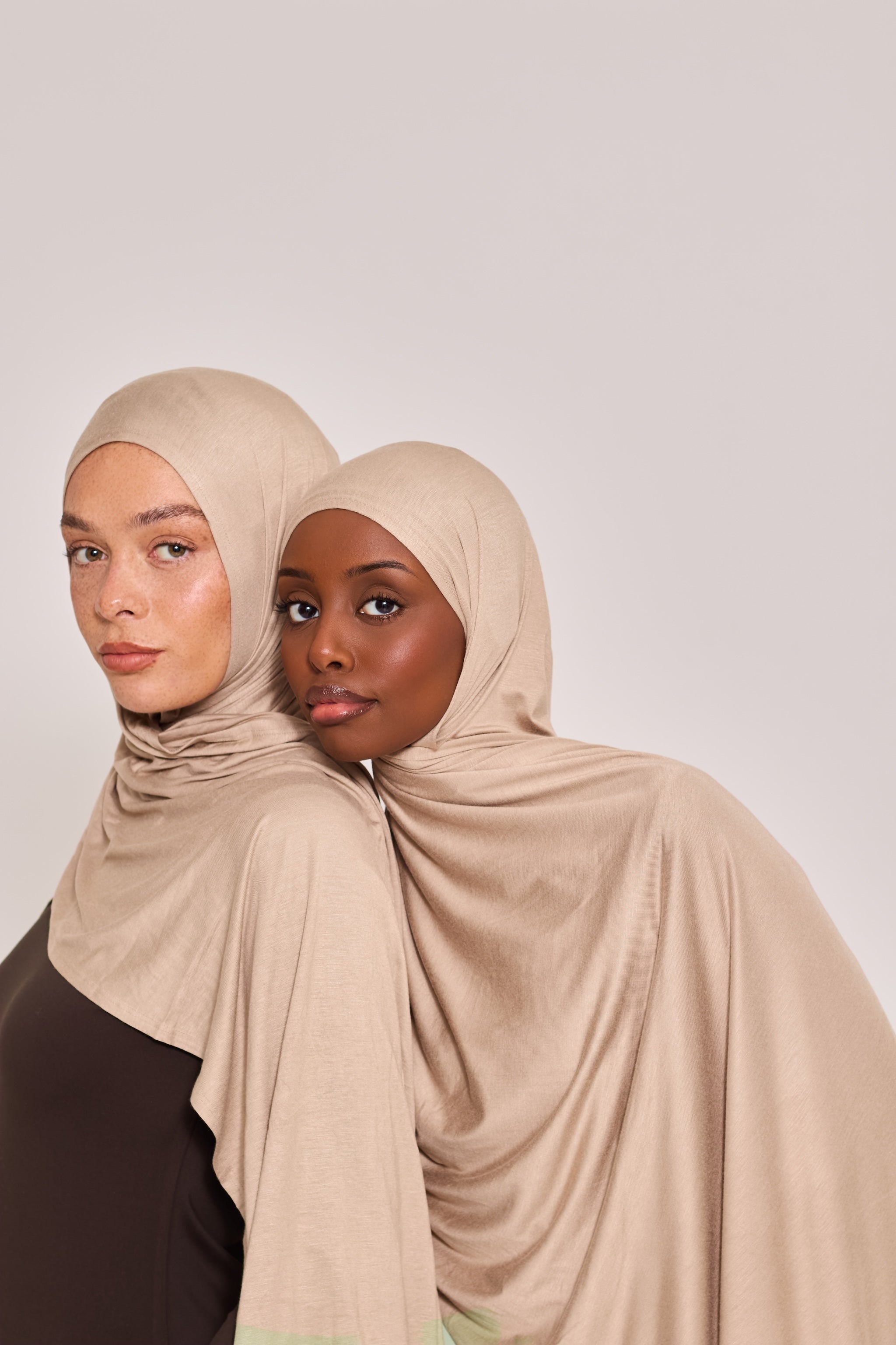Oat Cotton Jersey Hijab