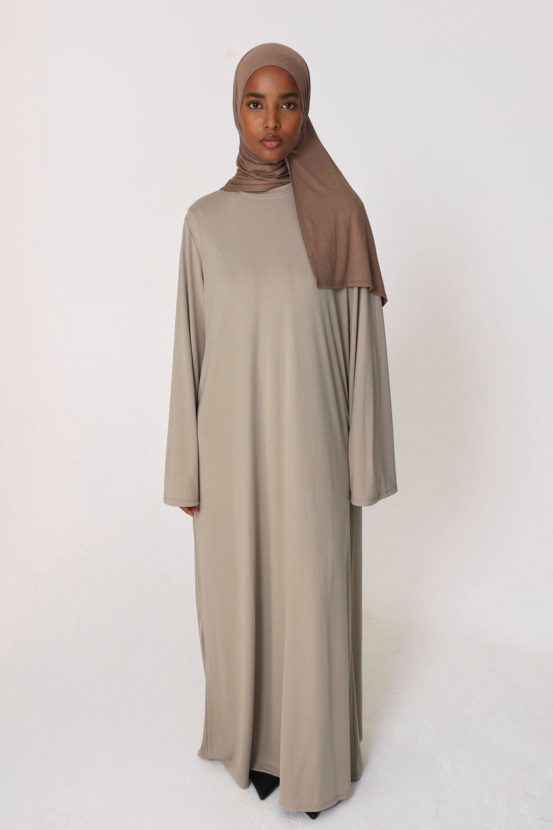 Mink Basic Jersey Abaya