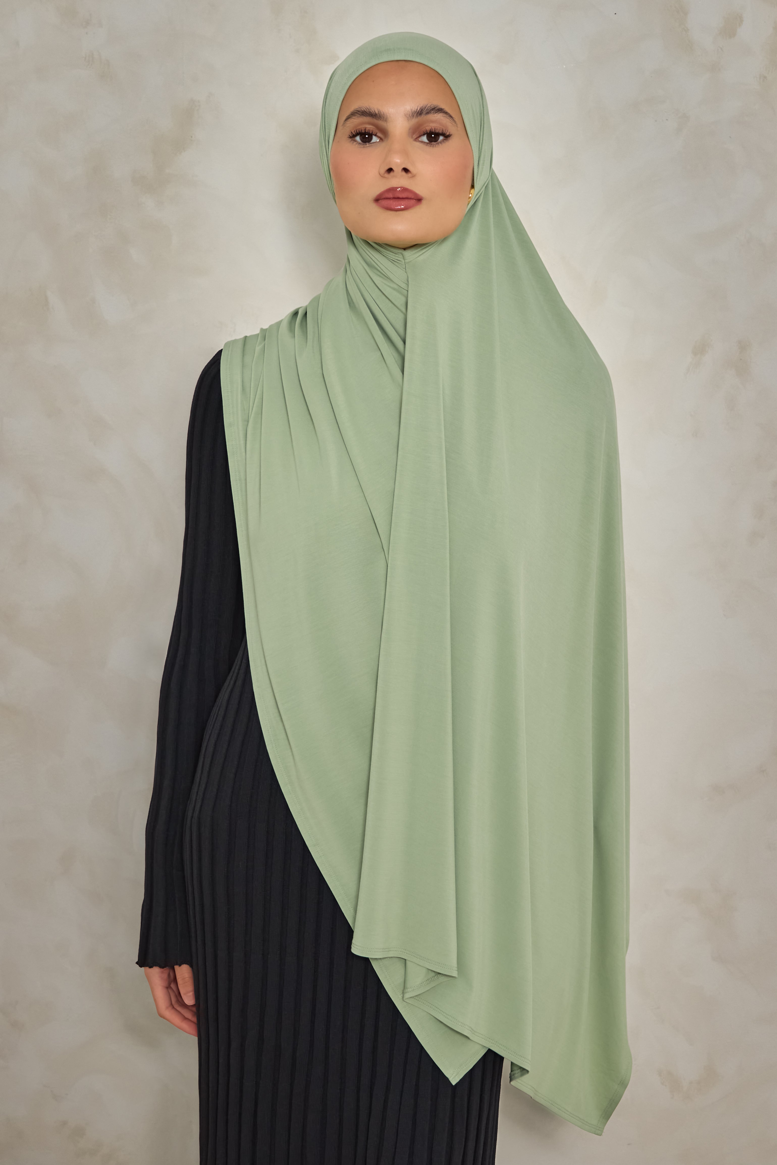 Sage Bamboo Jersey Hijab
