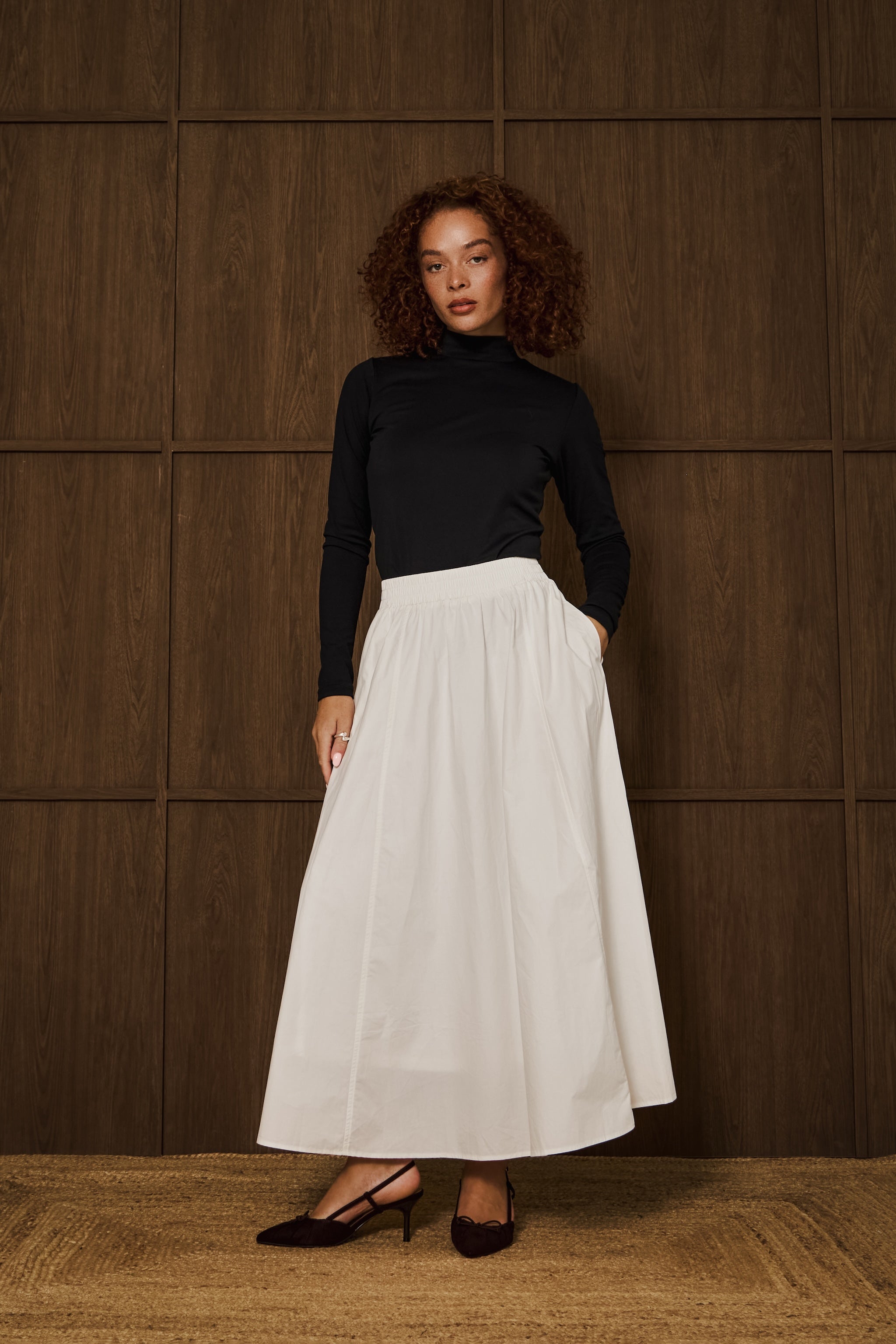 Poplin Cotton Skirt