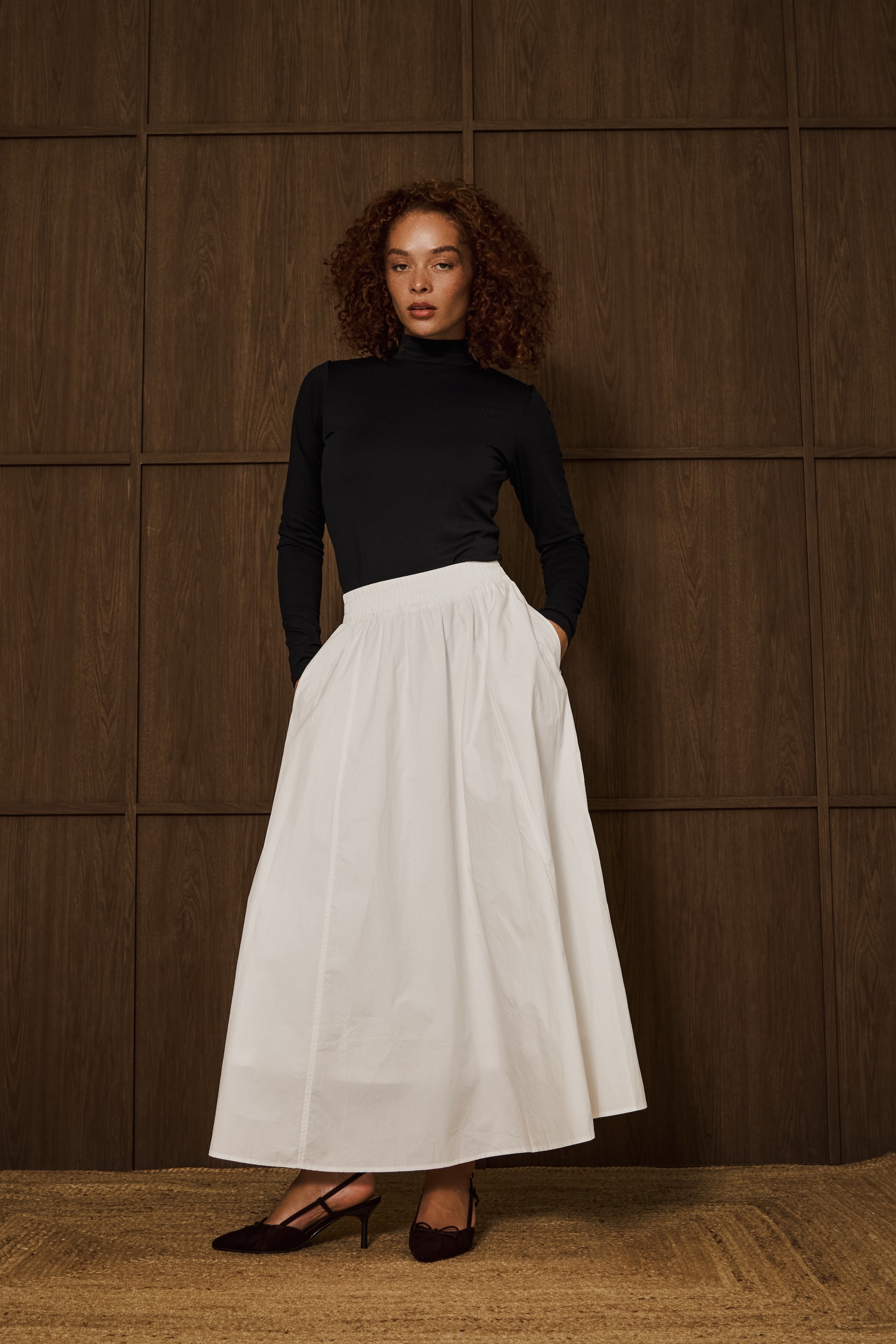 Poplin Cotton Skirt