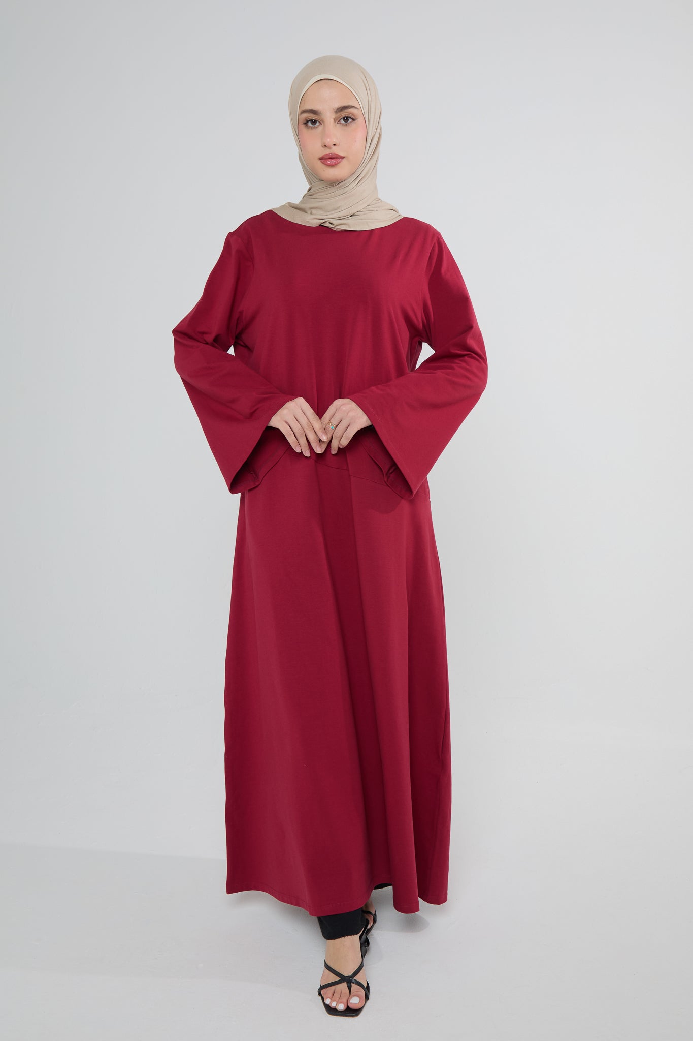 Mulberry Cotton Abaya Dress