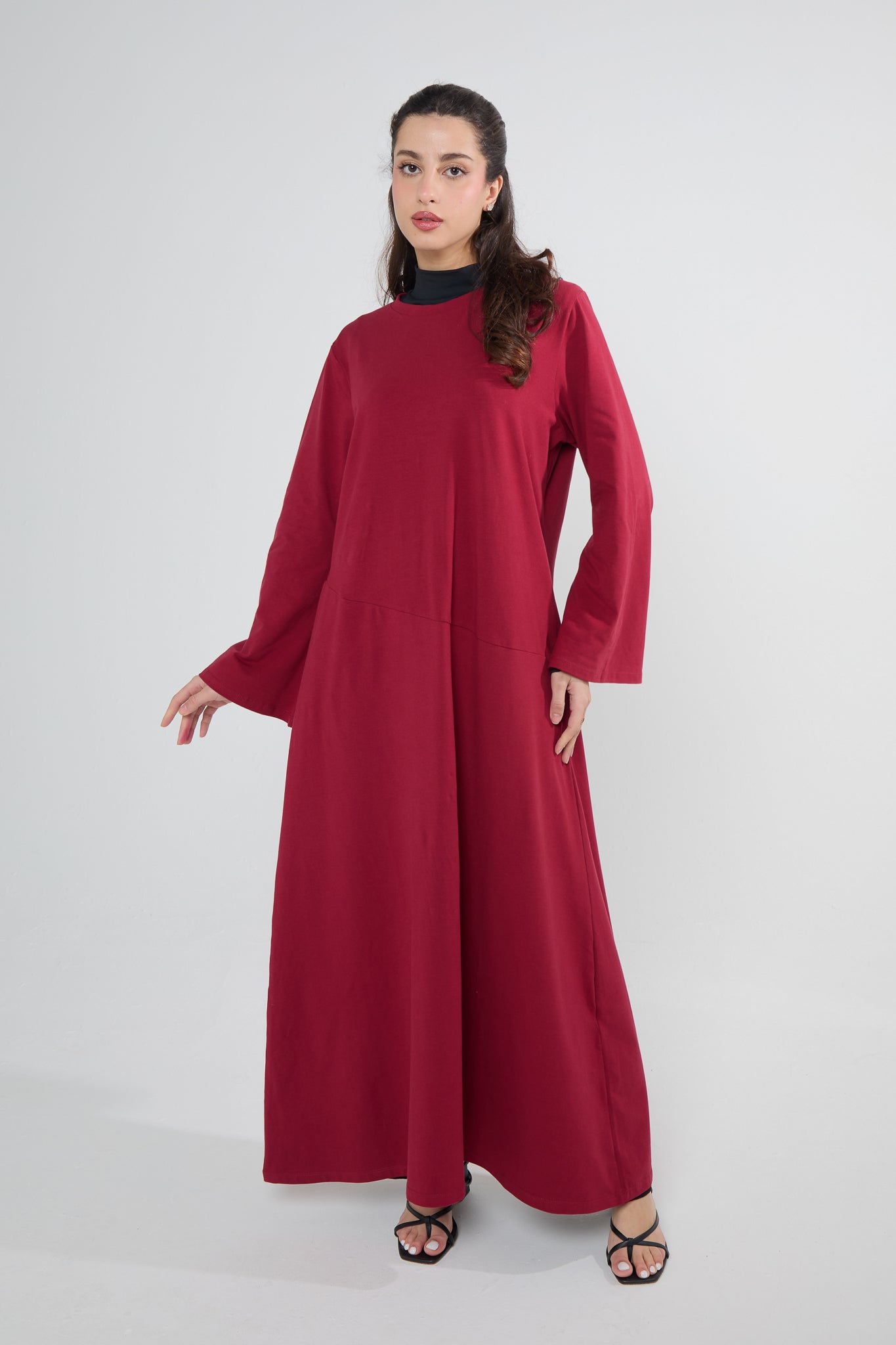 Mulberry Cotton Abaya Dress