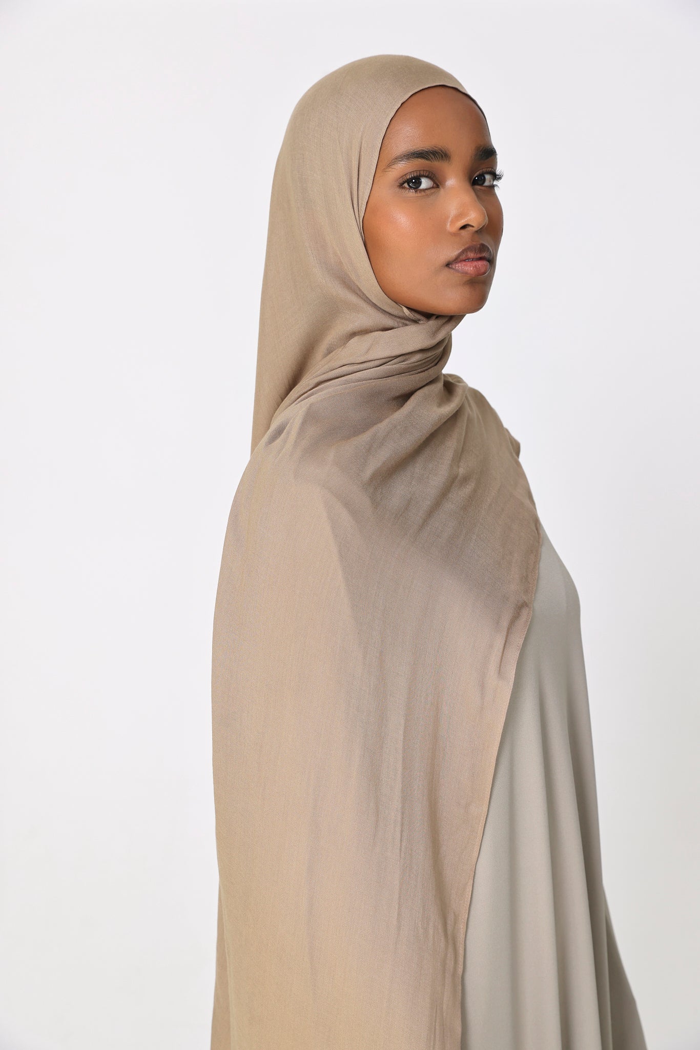Timber Wolf Modal Hijab