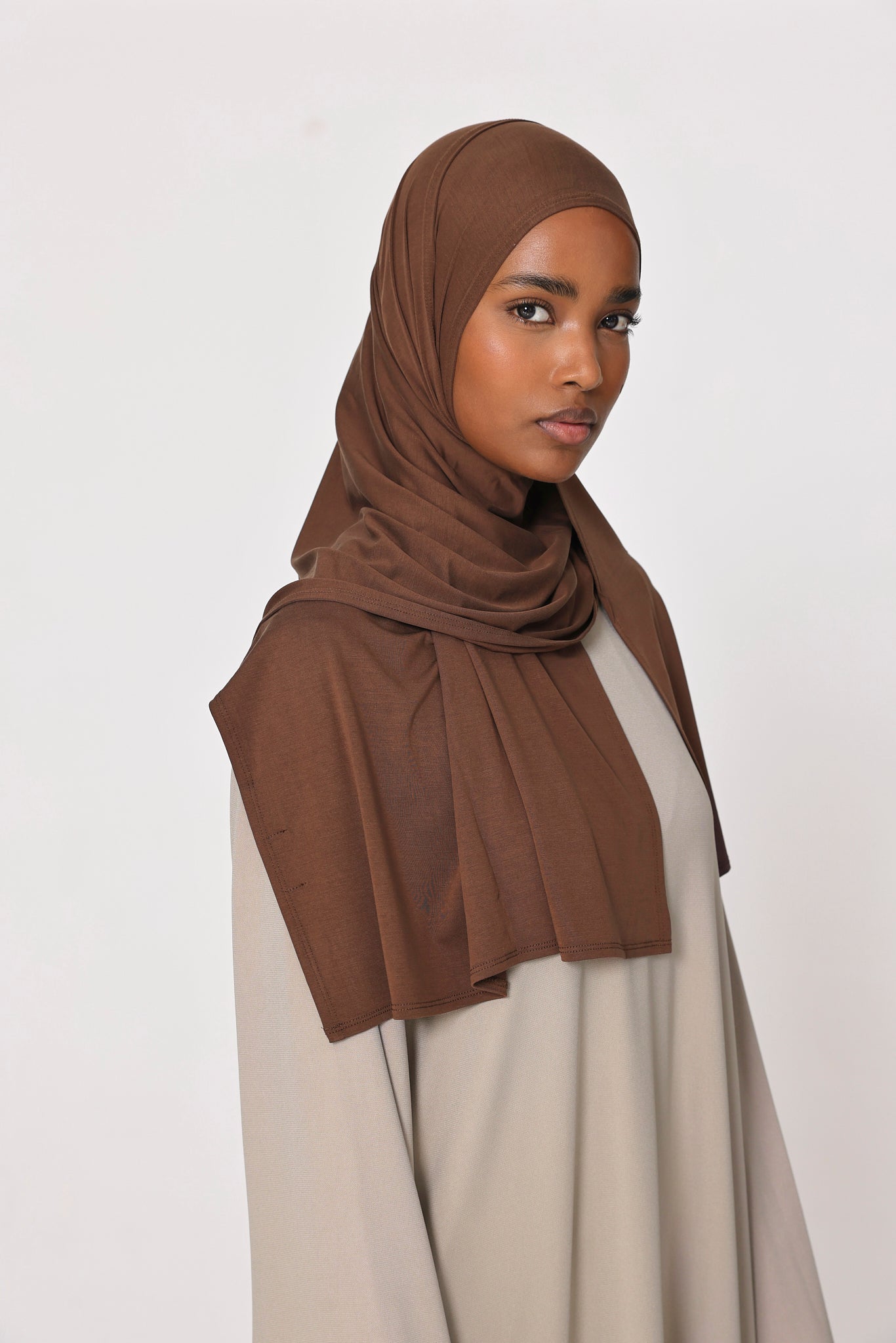 Toffee Cloud Jersey Hijab
