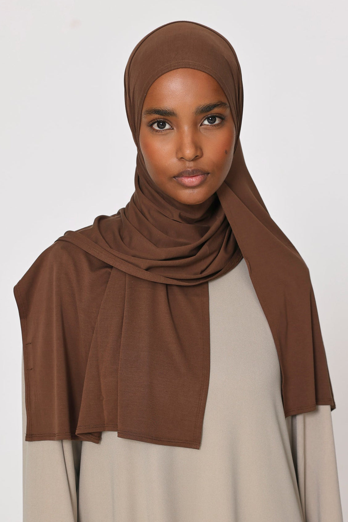 Toffee Cloud Jersey Hijab