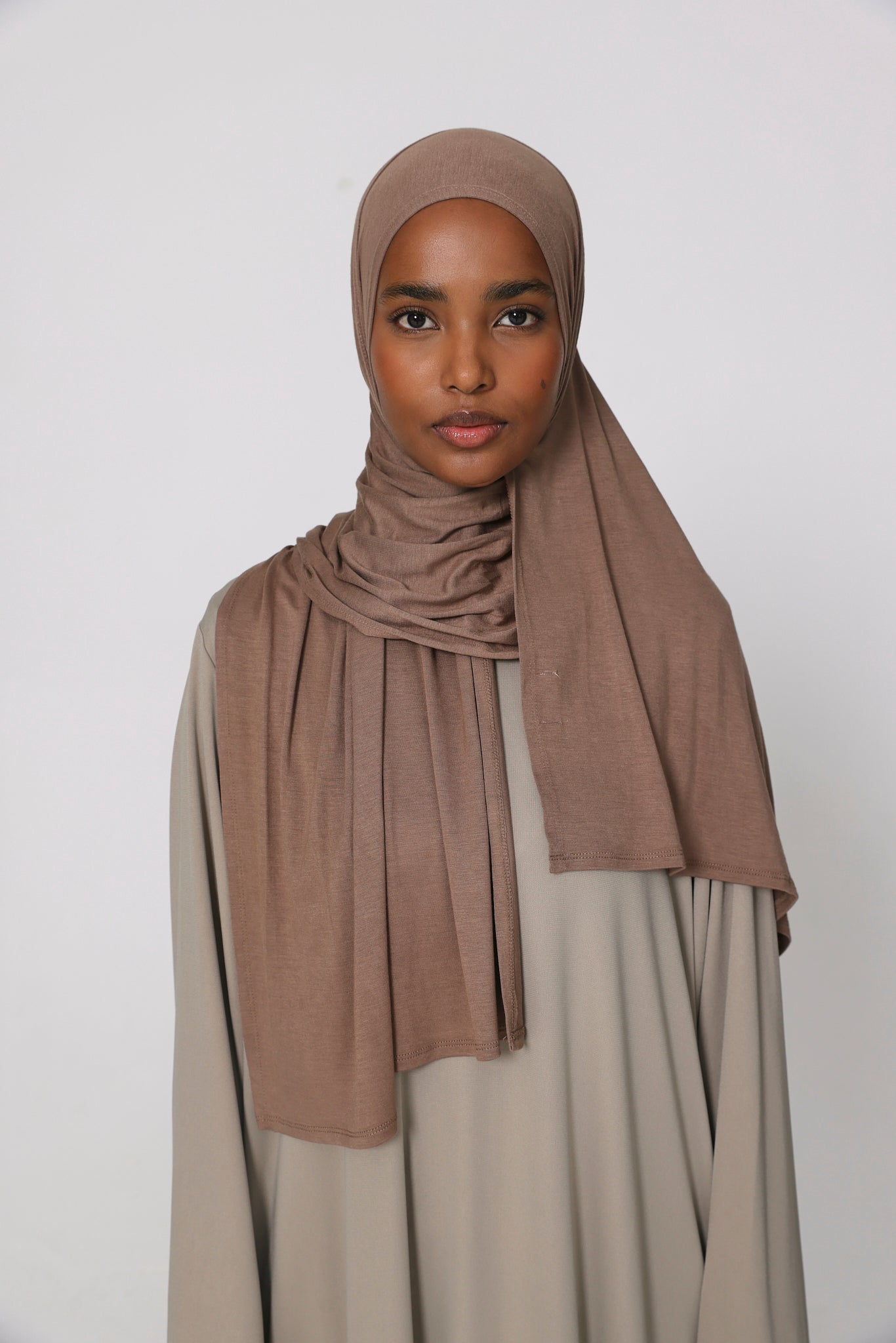 Truffle Cotton Jersey Hijab