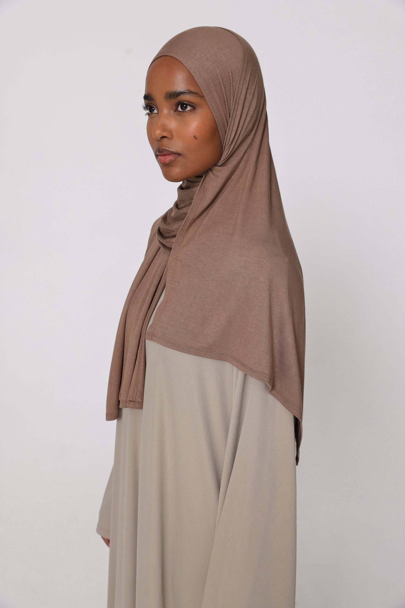 Truffle Cotton Jersey Hijab